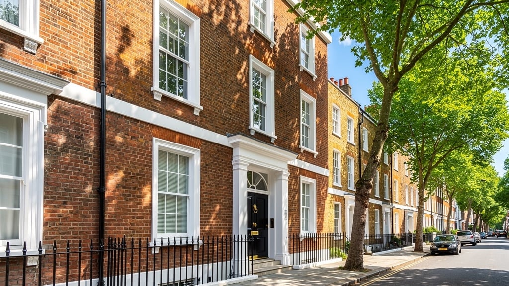 Georgian townhouse in Islington North London